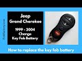 Jeep Grand Cherokee Key Fob Battery Replacement (1999 - 2004)