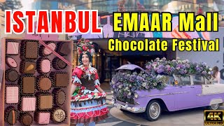 🇹🇷 Istanbul Chocolate Festival EMAAR Square Mall 4k