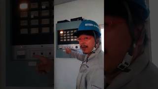 防火シャッター作動試験（連動制御盤側）fire prevention equipment ～小林消防設備　福岡県豊前市　全類消防設備士　第二種電気工事士　経営学修士～