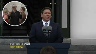 Florida Gov. DeSantis sworn in for second term