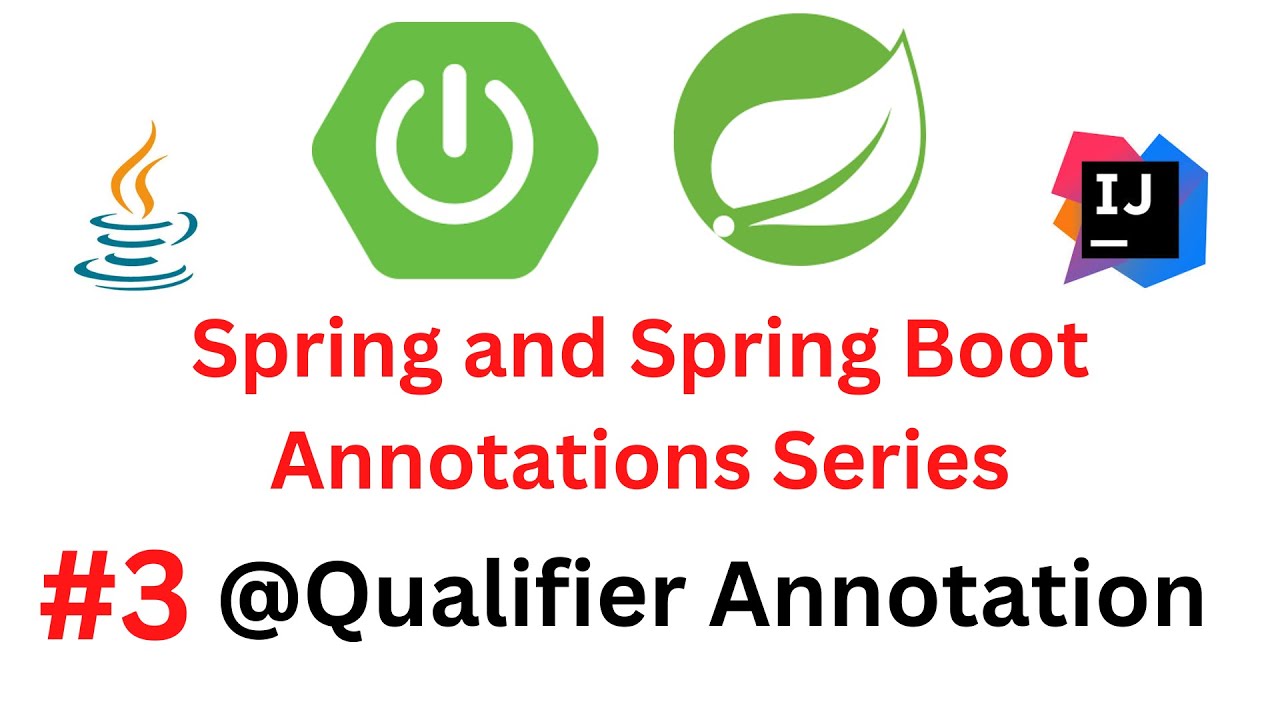 Spring & Spring Boot Annotations Series - #3 - @Qualifier Annotation ...