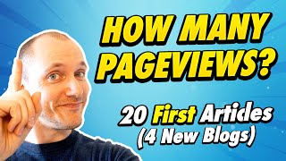 How Much Traffic To A NEW Site? (20 First Articles - NO Linkbuilding!)