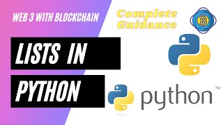 Lists in Python | Python For Beginners | Web3 With Blockchain