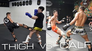 Calf Kick vs. Thigh Kicks: The Ultimate Guide to Leg Strikes in Muay Thai & MMA