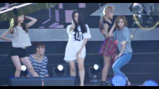 [Fancam/직캠]140816 DMZ 평화콘서트 시크릿(SECRET) - I'm In Love 리허설 2