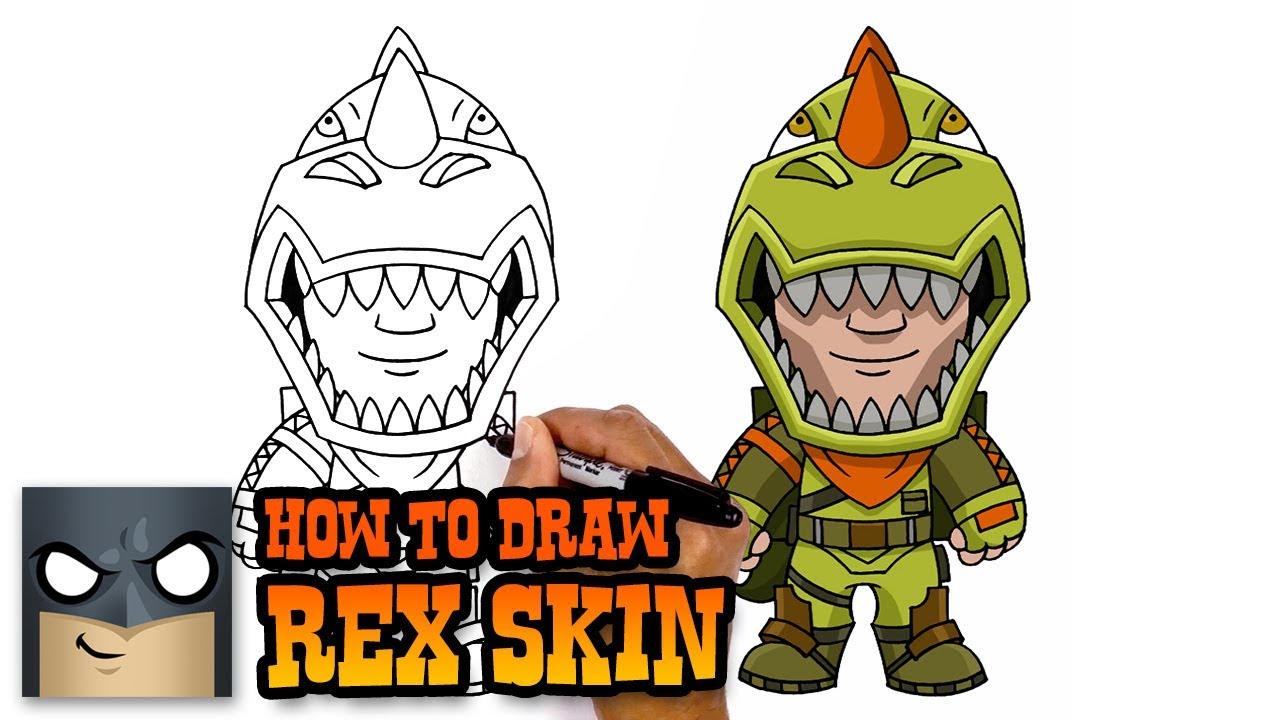 How To Draw Fortnite | Rex Skin - YouTube