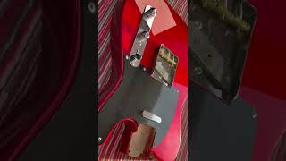 Restoration - Candy Apple Red  MIJ '52 Reissue Telecaster.  Full video on my channel