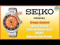 Orange Samurai Launch Edition! | Seiko Prospex 200m Automatic Diver SRPB97 Unbox & Review