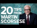 20 tips from Martin Scorsese