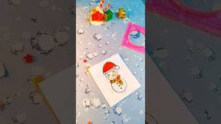 How To Draw A Snowman #christmas #shorts #snowman
