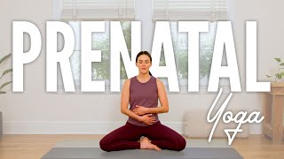 Prenatal Yoga | 22-Minute Home Yoga Practice