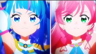 (English Fandub) Hirogaru Sky! Precure - Precure Updraft Shining! (Cure Sky and Cure Prism Attack)