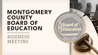 Board of Education - Board Business Meeting - 5/21/26