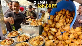 15/- Rs Best Nashta | No 1 Oil Free Chole Bhature | Street Food India