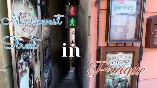 Narrowest Street in Prague with Traffic Light - Prague Curiosities - Czech Republic - StreetS