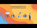 Selection Sort Algorithm Explained Visually | Data Structures & Algorithms Animation