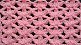 Puntada para Manta de Bebé a Ganchillo/Tejido a Croché paso a paso/Crochet Knitting/Crochet Tutorial