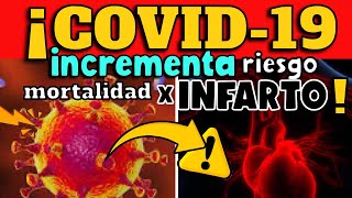 ¡ALERTA! COVID-19 INCREMENTA RIESGO DE MUERTES POR INFARTO AGUDO DE MIOCARDIO !!!