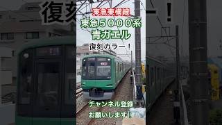 【🟢復刻カラー】東急5000系青ガエルラッピング5122編成_東横線【旧5000系】