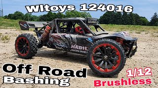 Wltoys 124016 RC Buggy Off Road Bashing (Brushless 1/12 scale)