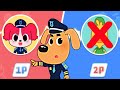 Who is the Best? Sheriff Papillon or Little Duck - Help Sheriff to Win the Game - Babybus Games