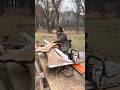 Slicing up a Walnut Log with a High Powered Chainsaw Mill! #sliceanddice #walnut #chainsawmill