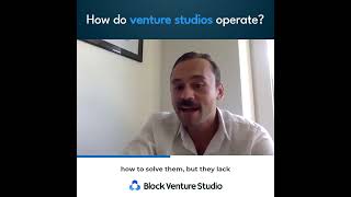 How do venture studios operate? | Block Venture Studio