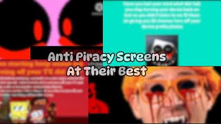 Reacting To Anti Piracy Screens Parts 1-5