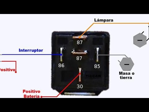 Como Conectar Un Relevador Relay Youtube