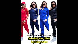 Setelan Jaket Senam Brand Nahra 4Warna / Setelan Senam Baju Olahraga Aerobik Zumba Fitness Cycling