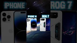 IPHONE vs ROG 7/Android vs iOS #shorts #iphone #rog7 #gaming phone