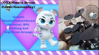 (DTXMania Gameplay/Drum Cover)Captain Shasha/Sasha,Billi,Pinkfong And Hogi(Drum Arrange)