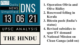 THE HINDU Analysis, 13th June 2021 (Daily Current Affairs for UPSC IAS) – DNS