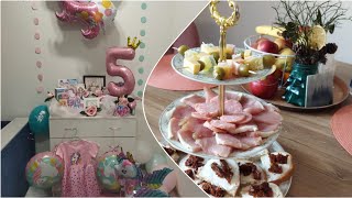 🎉5-летие Доченьки🎁Что подарили🥳Чем угощала гостей🥘