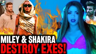 SHADE! Miley Cyrus & Shakira DESTROY Exes Liam Hemsworth & Gerard Pique | All Easter Eggs REVEALED