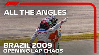Opening Lap Chaos | All The Angles | 2009 Brazilian Grand Prix