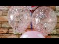 diy transparent confetti balloons