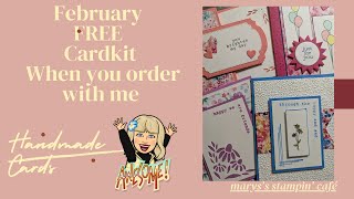 February FREE Card Kit w/Spring Corners Bundle | Saturday Stampin' #satmornmakes #2crafters1design