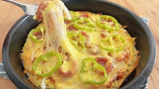 Potato Pizza|披萨食谱|土豆披萨|Healthy\u0026Easy Pizza Recipe|Simple Meal