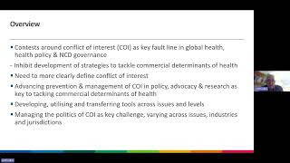 Commercial Determinants of Health (CDOH) -Session 2- Dr. Jeff Collin