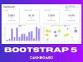 Admin dashboard Template using Html Css Bootstrap and JavaScript