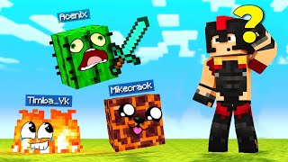 ¡Nos ESCONDEMOS en BLOQUES TRAMPOSOS! 😂 EL MEJOR ESCONDITE DE BLOQUES en MINECRAFT 🤣 Invictor