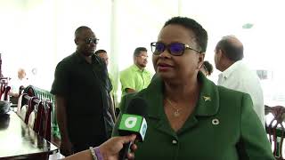 Hon. Volda Lawrence comments on Cabinet and current outreach at Tain Campus