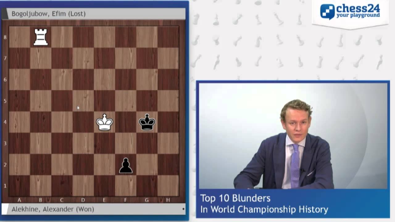 Top 10 Blunders In World Chess Championship History - YouTube