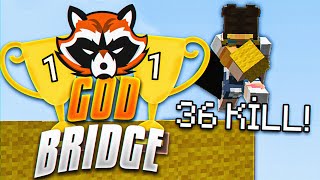 CRAFTRİSE 1.Sİ İLE BEDWARS GODBRIDGE! (36 KİLL!)