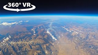 High-Altitude Balloon Flight Over Wyoming | 360° VR | 4K