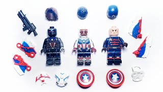 Lego Marvel Captain America vs The Falcon and The Winter Soldier Fight Scene