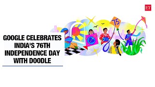 India at 75: Google celebrates 76th Independence Day with a doodle