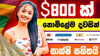 නොමිලේම $800 ක් PAYMENT PROOF ගෙදර ඉදන් සල්ලි හොයන්න emoney sinhala gl sl expertoption promo code