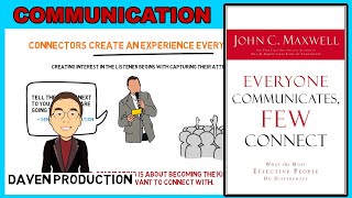 Everyone Communicates, Few Connect by John C. Maxwell | Animated Book Summary 2020